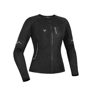 FEHER飞儿摩托车夏季骑行服女防摔轻薄透气赛车服透风网眼机车服