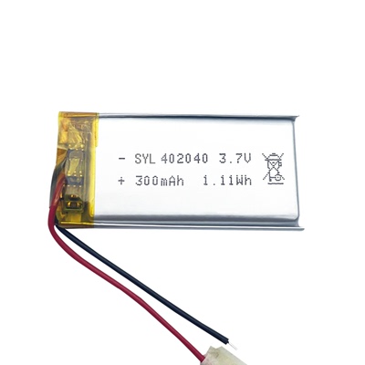 402040锂电池聚合物3.7v300mAh点读笔录音发光鞋蓝牙键盘通用电池