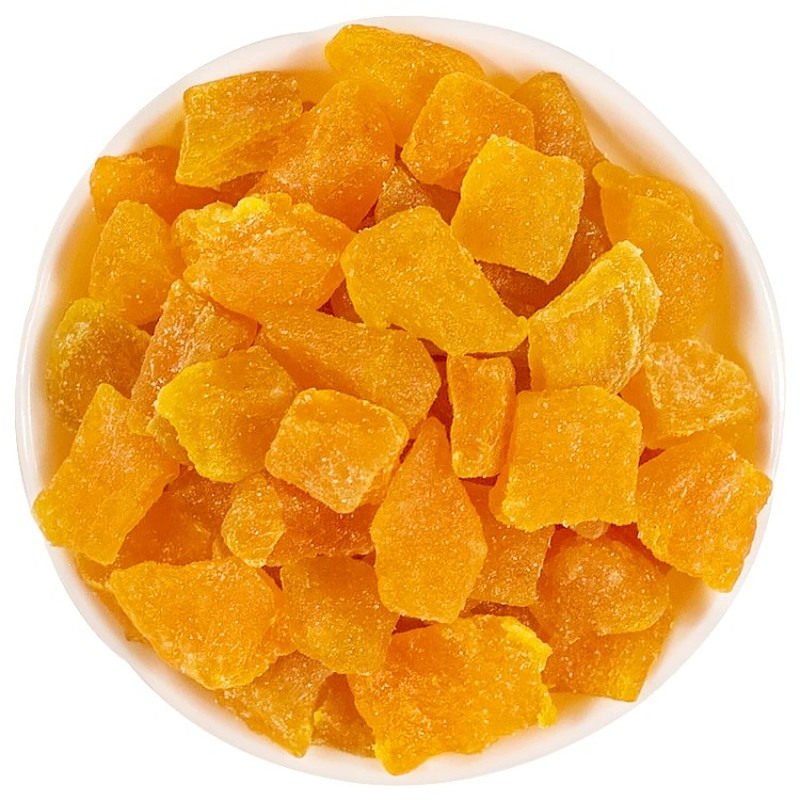 果脯黄桃丁碎粒桃子白桃干桃肉干烘焙面包月饼馅料水果干商用桃脯