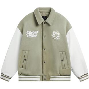 李宁韦德 x Jay Flow联名系列棉夹克男士新款冬季外套翻领运动服