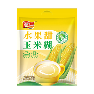 智仁水果甜玉米糊高膳食纤维健康粗粮早代餐营养独立装冲泡即食