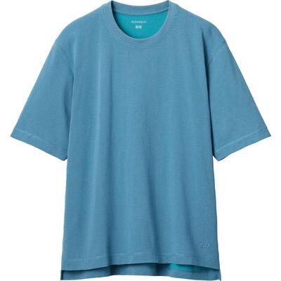优衣库男女装宽松撞色T恤短袖