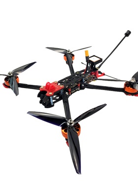 航模RC A07 PNP FPV模拟数字穿越机 7寸航拍四轴机架