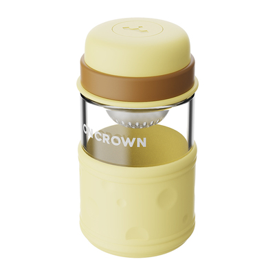 科罗恩高硼硅玻璃杯女2025新款泡茶杯高颜值茶水分离杯办公室便携