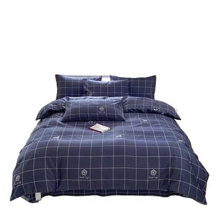 四件套床单被罩三件套被套单件非全棉纯棉学生单人床磨毛卡通宿舍