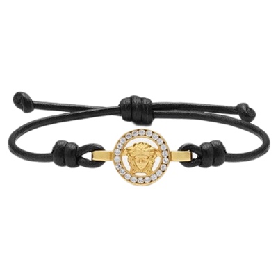 【6期免息】VERSACE/范思哲 男女同款Medusa '95皮革手链