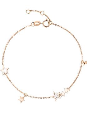 【礼物】星月相伴银手链轻奢精致