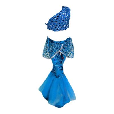 新款舞蹈女童动物鱼儿欢歌演出服