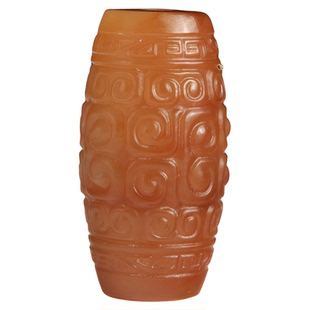 天然新疆和田玉籽料黄沁勒子挂件黄玉天珠吊坠籽玉手链锁骨珠女款