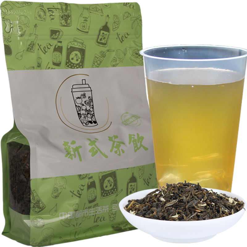 茉莉茉香绿茶茉莉花绿茶奶茶店专用末莉柠檬奶绿浓香商用散装茶叶