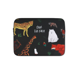 清亏！韩国13-15寸电脑包防震11笔记本内胆包mbp男女涂鸦手拿包16