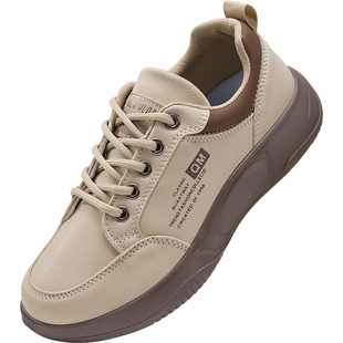 老北京布鞋女春秋新款休闲轻便防滑软底运动鞋中老年妈妈厚底皮鞋