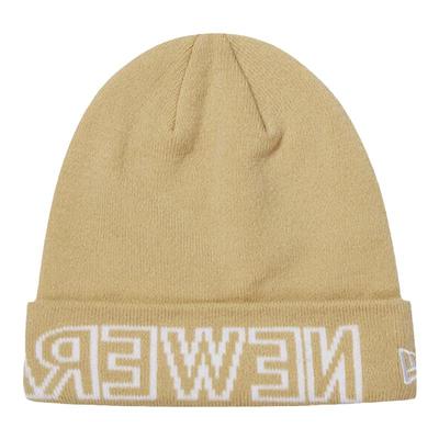 NewEra字母保暖休闲情侣针织帽