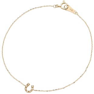 新年礼物NOJESS【砂糖饼干】幸运马蹄9K金钻石手链