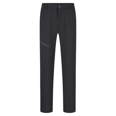 【全境系列】柒牌保暖弹力休闲裤2025腰头弹力防水拉链中青年长裤