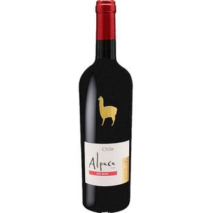 正品智利原装进口 金羊驼红酒半甜型女士红葡萄酒原瓶干红 半干型