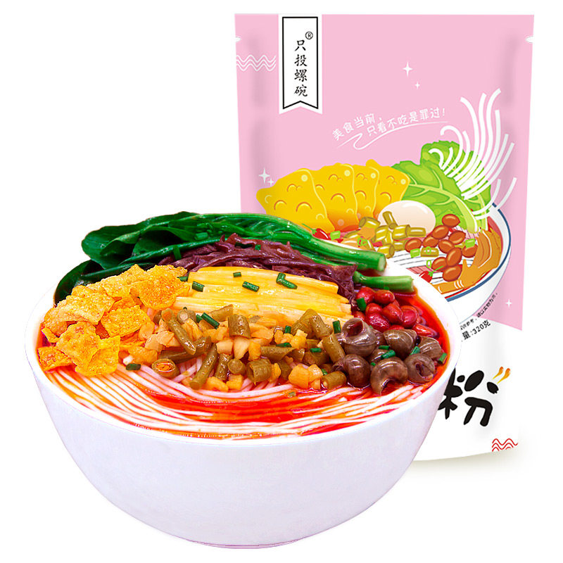只投螺碗螺蛳粉320g*5袋经典原味