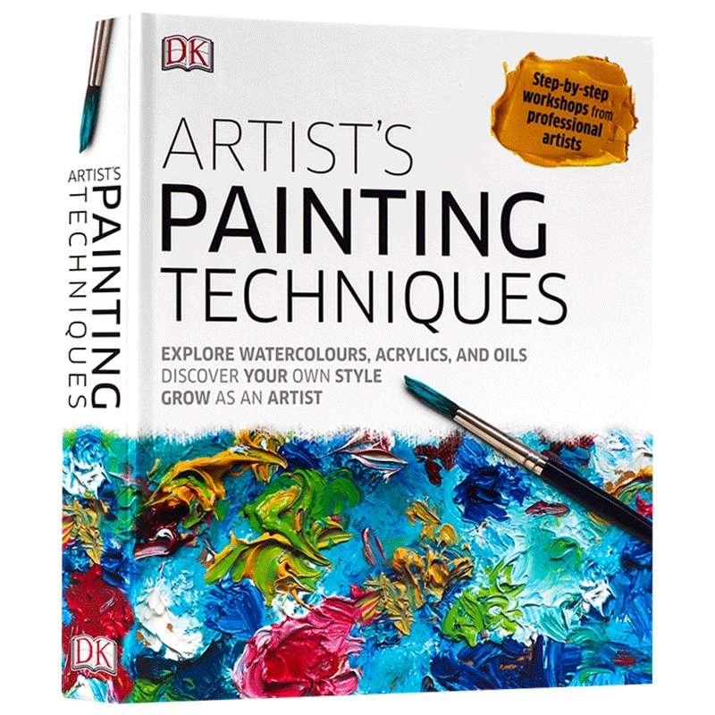 英文原版 Artist's Painting Techniques 艺术家绘画技法 水彩/丙烯/油彩 艺术画册精装 英文版