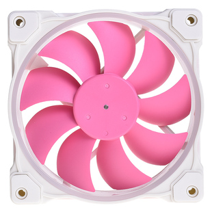 ID-COOLING酷凛AF127PINK粉色红幻彩ARGB温控风扇水冷散热器风冷