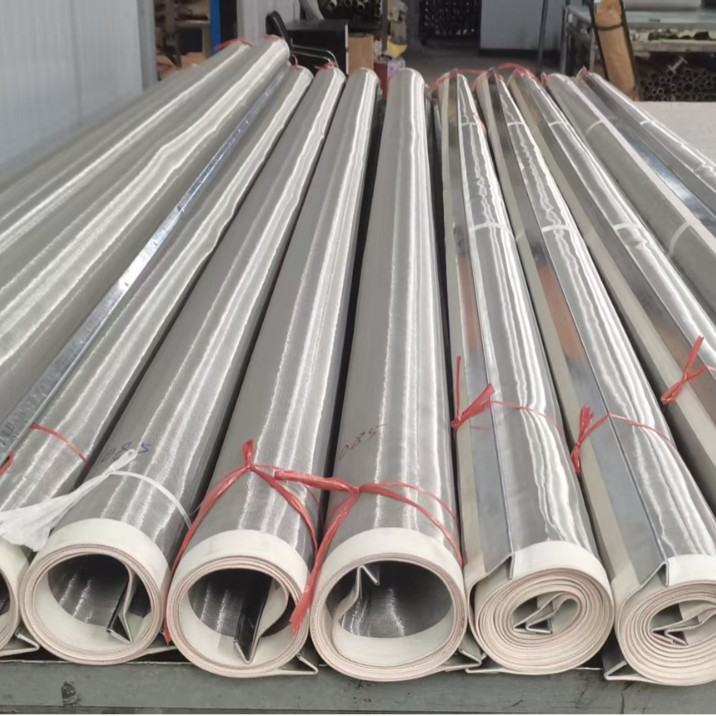 不锈钢勾边筛网平织斜纹编织网工业过滤网多目数高密度定做方格网