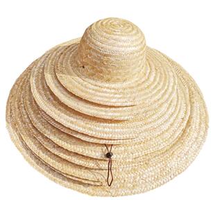 农民子编织草帽遮阳防晒草帽防雨老式草编草帽 采茶钓鱼草帽包邮