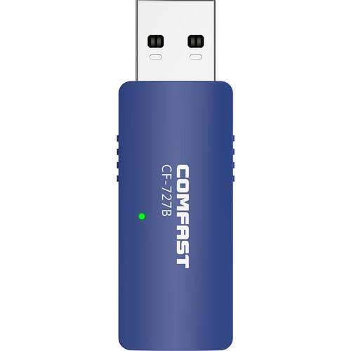 COMFAST CF-727B双频5G千兆1300M无线网卡台式机千兆蓝牙WIFI二合一外置插USB独立网络信号发射器WIFI接收器