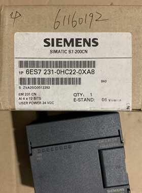 议价西门子模块 6ES7 231-0HC22-0XA8 6EP3331-6SB00-0AY0  全新