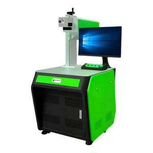 光纤UV紫外激光打标机塑料金属铭牌刻字打印机陶瓷玻璃3D内雕刻机