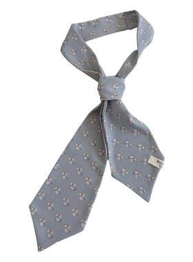 新款复古韩版领带丝巾碎花装饰女