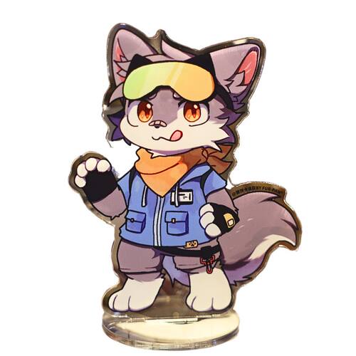 [Fur-Paw]立牌第二弹Furry周边挂件吧唧福瑞兽设兽装绒爪实验室