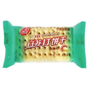 美丹鲜葱芝麻味白苏打饼干散称装约25g/袋休闲食品不添加蔗糖整箱