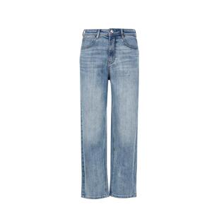 绫致ONLY2025秋季新款设计感修身显瘦直筒裤九分裤牛仔裤女