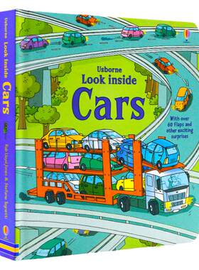 Usborne偷偷看里面系列汽车