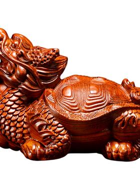 花梨玄武家居客厅办公室装饰木雕