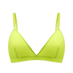 TWOPIECESuperhot无钢圈三角杯薄款内衣深v网纱速干内衣女