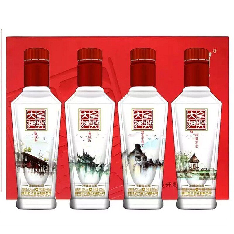 全兴大曲52度100ml*4品鉴小酒版