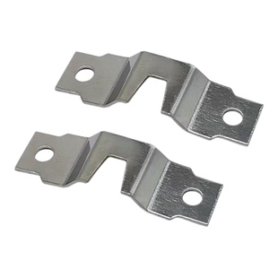 相框装裱挂画配件加厚银横直条挂字画壁画框背板挂钩双孔压型挂扣