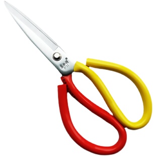 袁合兴锰钢防锈尖头大头剪刀家用厨房办公工业皮革锋利耐用剪子