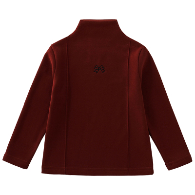 女童半高领加绒秋冬季保暖上衣