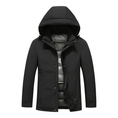 雪中飞2026春新款羽绒服男士商务行政风休闲户外保暖短款夹克