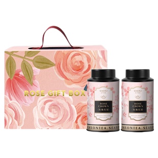 【热卖礼盒】私季物源2罐玫瑰花冠茶玫瑰花礼盒茉莉花生日伴手礼