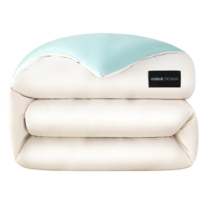 新款亲肤四季被子被芯双纯色人单人印花学生宿舍床上用品太空被