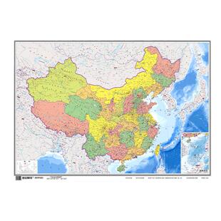 2025新版中国地图和世界地图高清地图旅游学生专用版办公室家庭客厅墙贴图中国地图挂图挂画地图学生专用初中大尺寸超详细