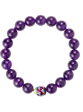 若在江南｜天然正品乌拉圭紫水晶手串女款本命年好运生日礼物手链