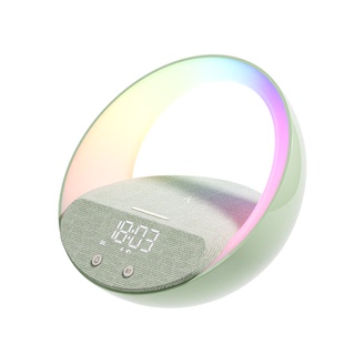 音响夜灯蓝牙音箱无线充电闹钟生日礼物送女友男生白噪音机睡眠仪