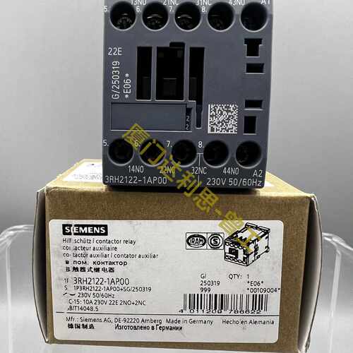 溢价-3RH2122-1AP00 接触器式继电器#SIE