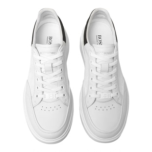 BOSSSUNWEN/博斯·绅威平底鞋男士休闲板鞋夏季冲孔透气运动鞋