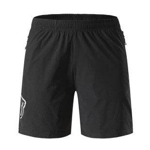 羽毛球服裤运动短裤男女儿童跑步健身乒乓五分裤口袋拉链速干超薄