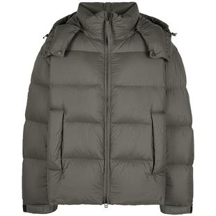 [95白鹅绒/商场同款]速写男装冬新品鹅绒面包服短款可拆卸帽轻暖