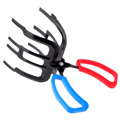 金属鱼夹子抓鱼器不脏手多齿夹